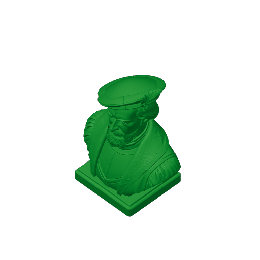 Hernan Cortes Bust.3mf