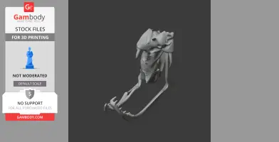Copperhead Skull - Skull Replica STL