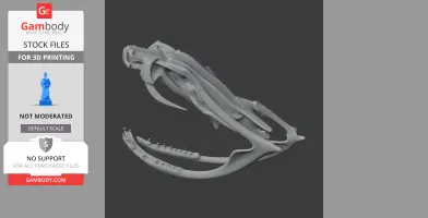 Copperhead Skull - Skull Replica STL