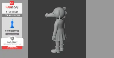 Aunt Molly - Night in the Woods - Character Figure STL