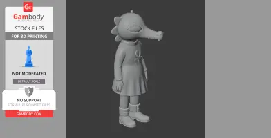 Aunt Molly - Night in the Woods - Character Figure STL