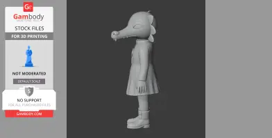 Aunt Molly - Night in the Woods - Character Figure STL