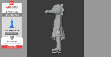 Aunt Molly - Night in the Woods - Character Figure STL