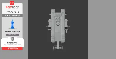 British heavy tanks of the First World War - Tank Model STL
