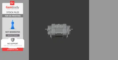 British heavy tanks of the First World War - Tank Model STL
