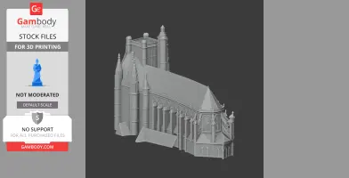 Auxerre Cathedral - Architecture STL