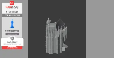 Auxerre Cathedral - Architecture STL