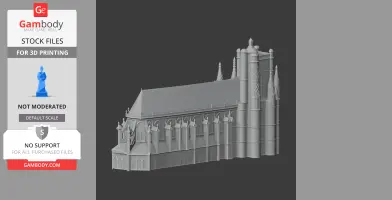 Auxerre Cathedral - Architecture STL