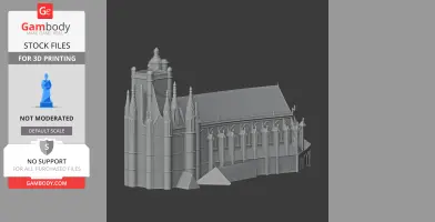 Auxerre Cathedral - Architecture STL