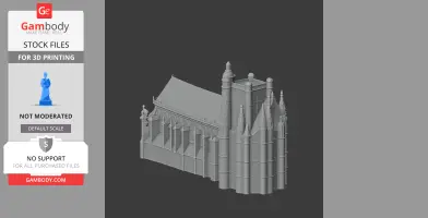 Auxerre Cathedral - Architecture STL