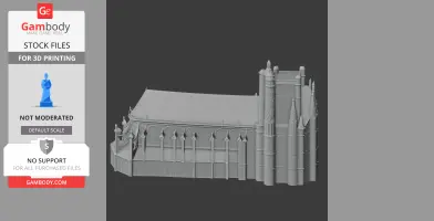 Auxerre Cathedral - Architecture STL