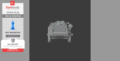 BTR-80 tank - Tank Model STL