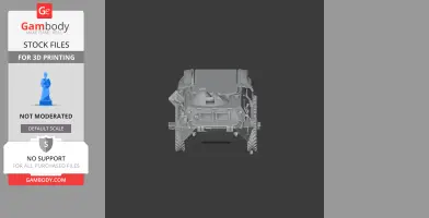 BTR-80 tank - Tank Model STL
