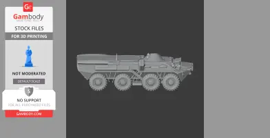 BTR-80 tank - Tank Model STL