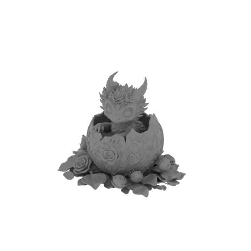 Baby Rose Dragon.stl