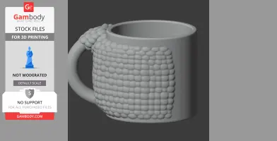 Sheep Mug - Animal Wall Hook STL