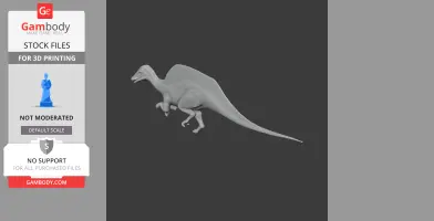 Ouranosaurus - Prehistoric Animal STL