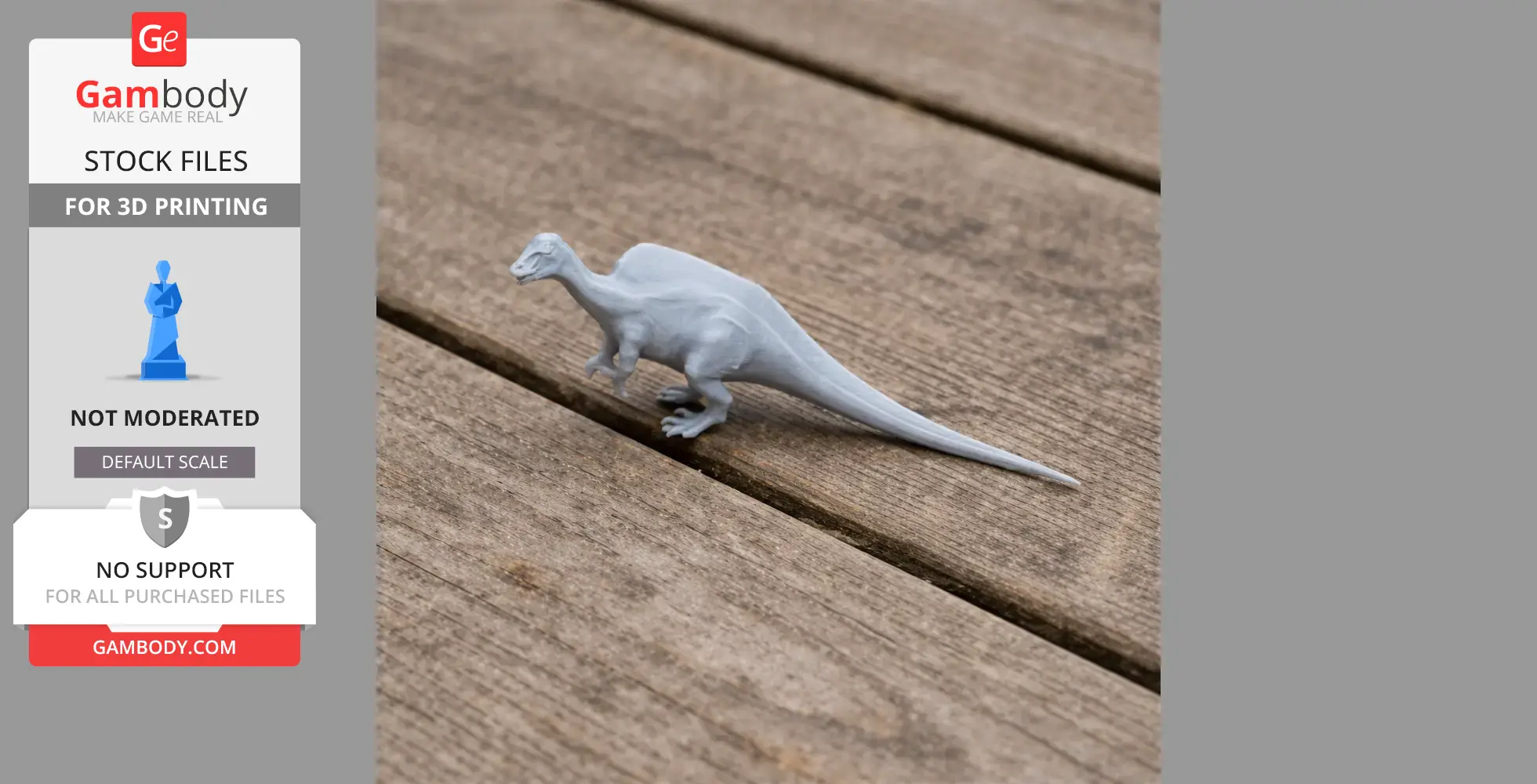 Ouranosaurus - Prehistoric Animal STL