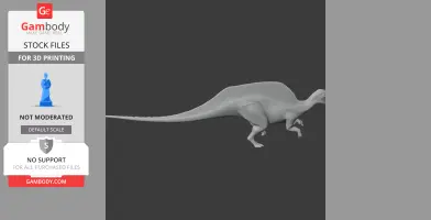 Ouranosaurus - Prehistoric Animal STL