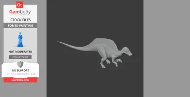 Ouranosaurus - Prehistoric Animal STL