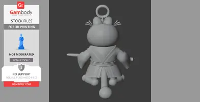 Garfield Jedi Ring Figure - Mashup Figure STL