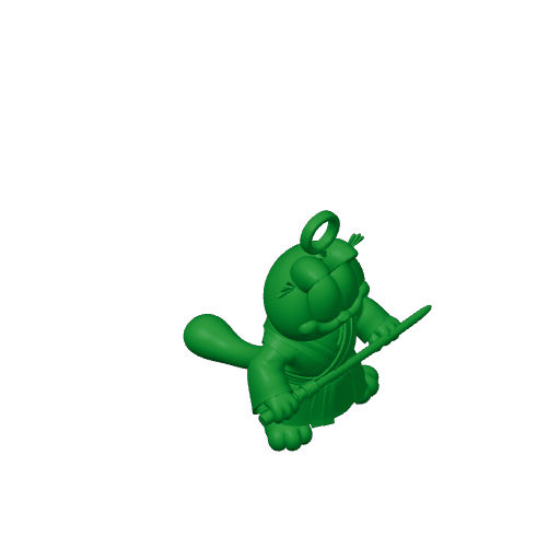 Garfield Jedi Ring Figure.3mf