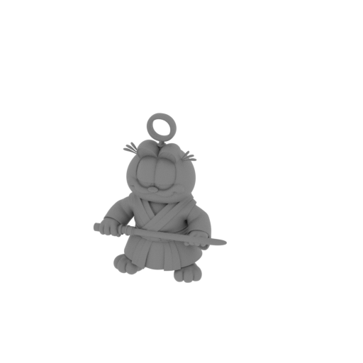 Garfield Jedi Ring Figure.stl