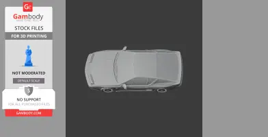 Alpine A610 - Scale Vehicle STL