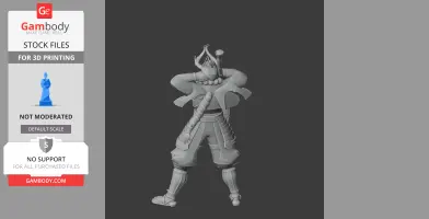 Honda Tadakatsu Samurai Classic - Historical Warrior STL