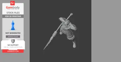 Honda Tadakatsu Samurai Classic - Historical Warrior STL