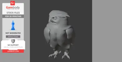 Owl - Prehistoric Animal STL