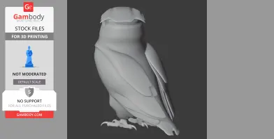 Owl - Prehistoric Animal STL