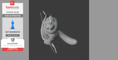 Garfield Legolas Ring Figure - Mashup Figure STL