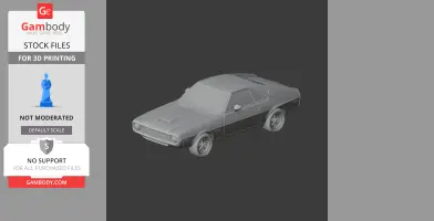 AMC AMX - Scale Vehicle STL