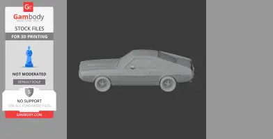 AMC AMX - Scale Vehicle STL