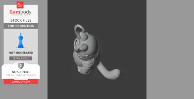 Garfield Loki Ring Figure - Mashup Figure STL