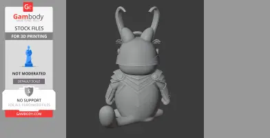 Garfield Loki Ring Figure - Mashup Figure STL