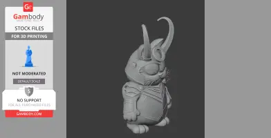 Garfield Loki Ring Figure - Mashup Figure STL