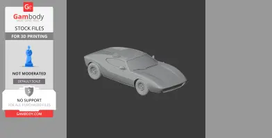 AMC AMX III - Scale Vehicle STL
