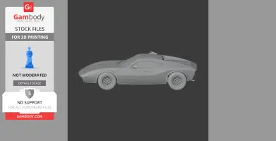 AMC AMX III - Scale Vehicle STL