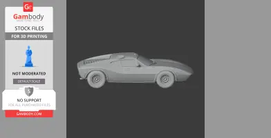 AMC AMX III - Scale Vehicle STL