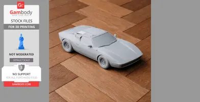 AMC AMX III - Scale Vehicle STL