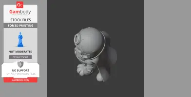 A mashup 3D model of a character resembling a cat with Magneto-style armor and helmet.