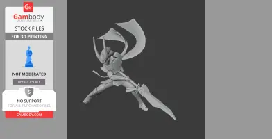 Ii Naomasa Samurai - Historical Warrior STL