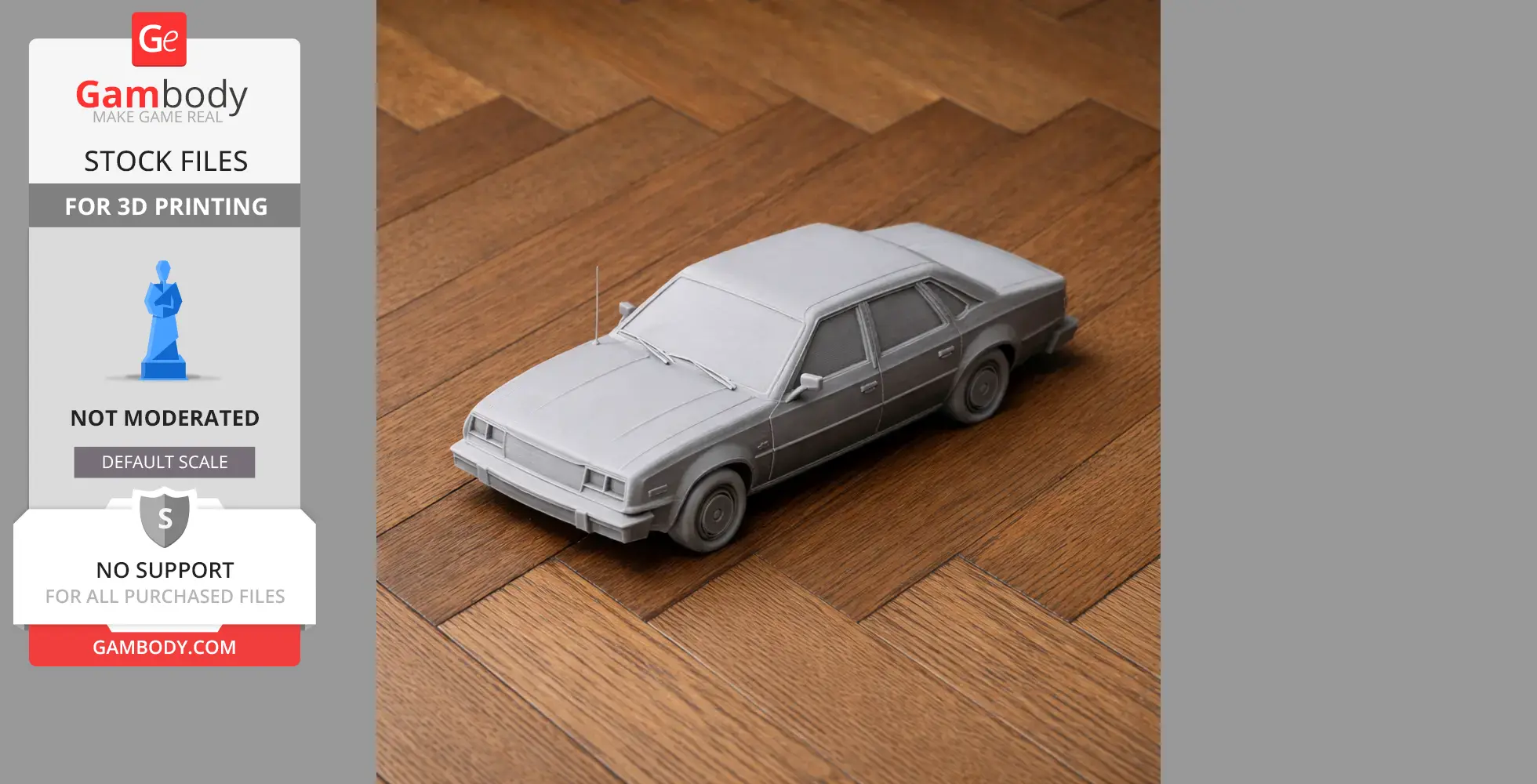 AMC Concord - Scale Vehicle STL