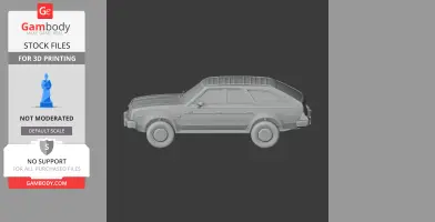 AMC Eagle - Scale Vehicle STL