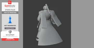 Imagawa Yoshimoto Samurai - Historical Warrior STL