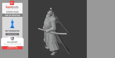 Imagawa Yoshimoto Samurai - Historical Warrior STL
