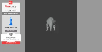 3D model of a Panoplosaurus dinosaur, viewed from above, showing its back and tail spikes.