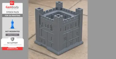 Bamburgh Castle - Architecture STL